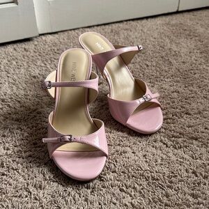 Nine West Baby Pink Heeled Sandals